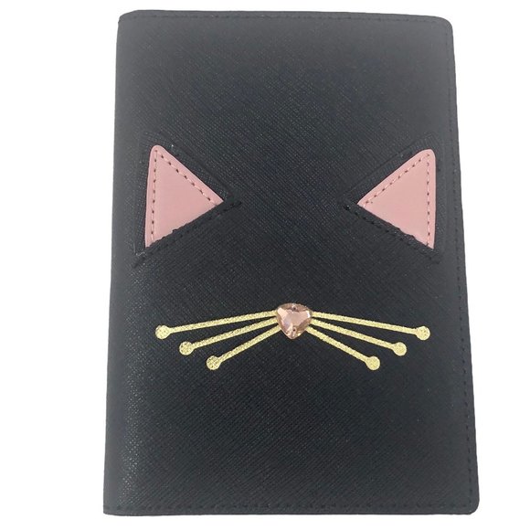 kate spade Bags Kate Spade Kitty Cat Face Wallet Pink And Black